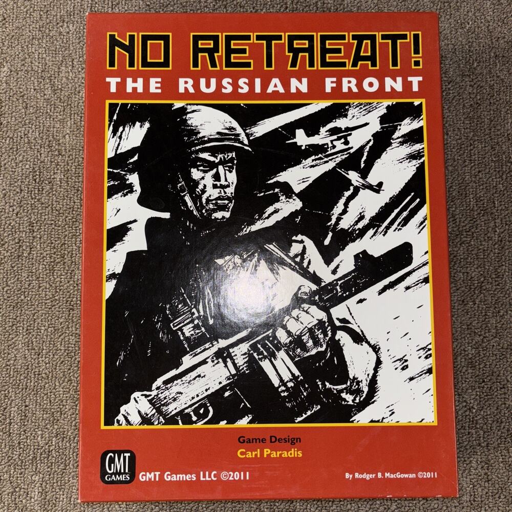 NO RETREAT The Russian Front Board Game, 2011 never played Complete RPG Strategy